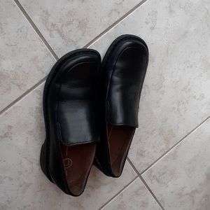 Rockport Ferston Genuine Leather Black Dress Shoe Loafers Size 6.5